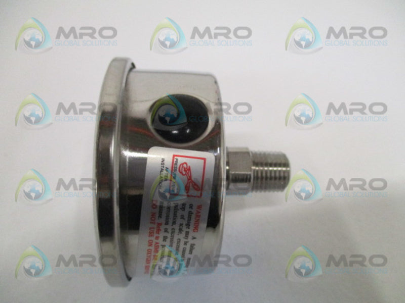 PIC SEC-302DFW-254H PRESSURE GAUGE 0-300 PSI/KPA/BAR NSMP