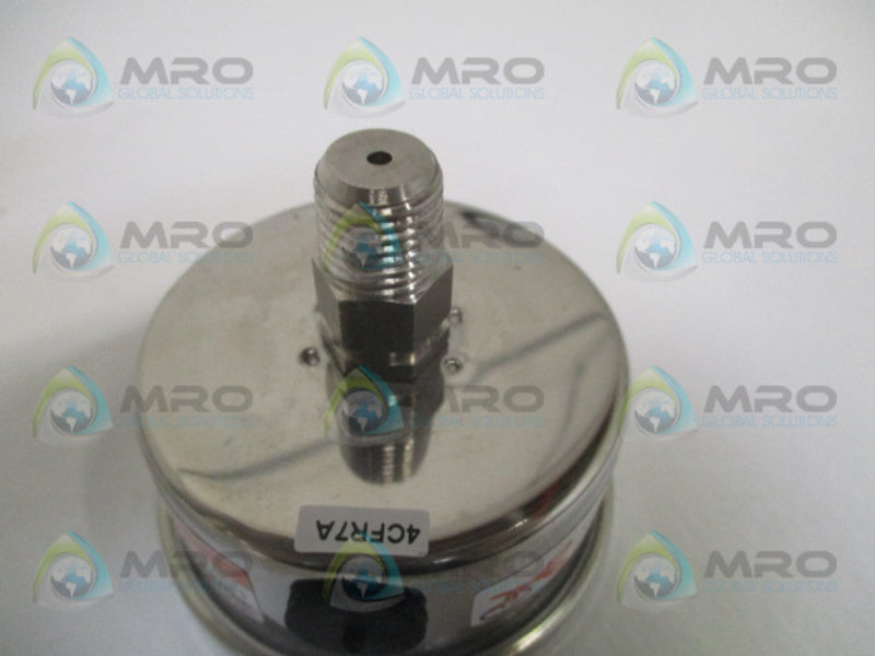 GRAINGER 4CFR7A PRESSURE GAUGE 0-160 PSI 0-1100 KPA NSMP