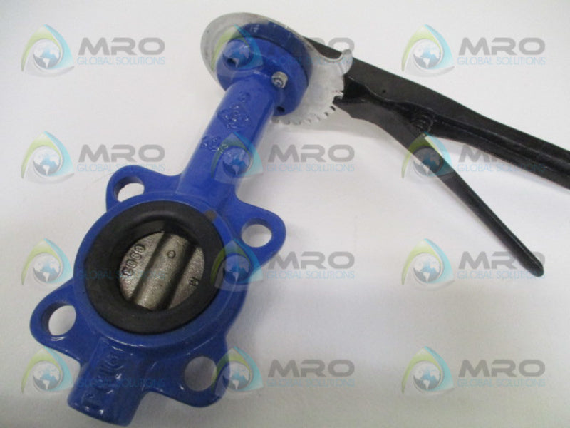 SMITH-COOPER WDNL2309 DN50 BUTTERFLY VALVE 2" 200 PSI NSNP