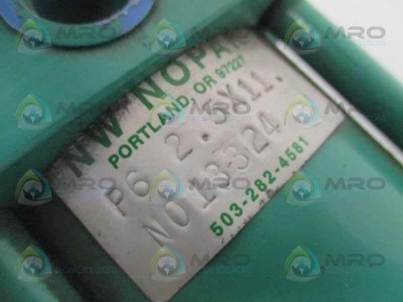NW NOPAK P6 N013324 PNEUMATIC CYLINDER 2.5 x 11 NSNP