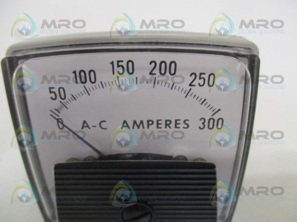 YOKOGAWA 230240LSRX PANEL METER 0-300 AC AMPS NSMP