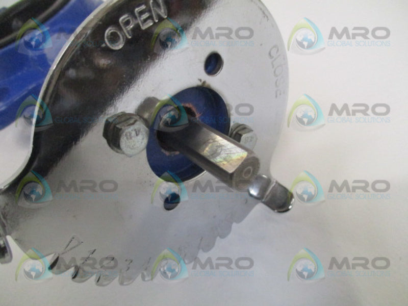 SMITH-COOPER WDNL2309 DN50 BUTTERFLY VALVE 2" 200 PSI (AS PICTURED) NSNP