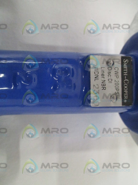SMITH-COOPER WDNL2309 DN50 BUTTERFLY VALVE 2" 200 PSI (AS PICTURED) NSNP
