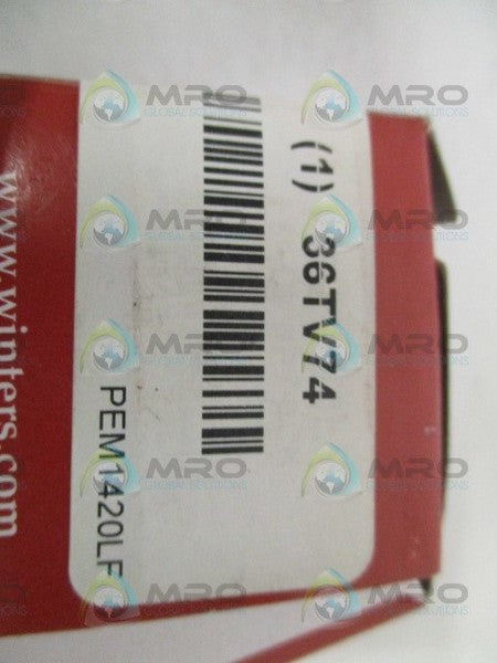 WINTERS PEM1420LF 36TV74 PRESSURE GAUGE 0-100 PS1 0-700 KPA  NSMP