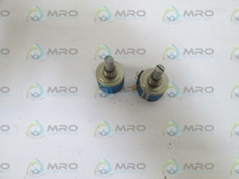 LOT OF 2 BOURNS POTENTIOMETER 3540S-1-102  UNMP
