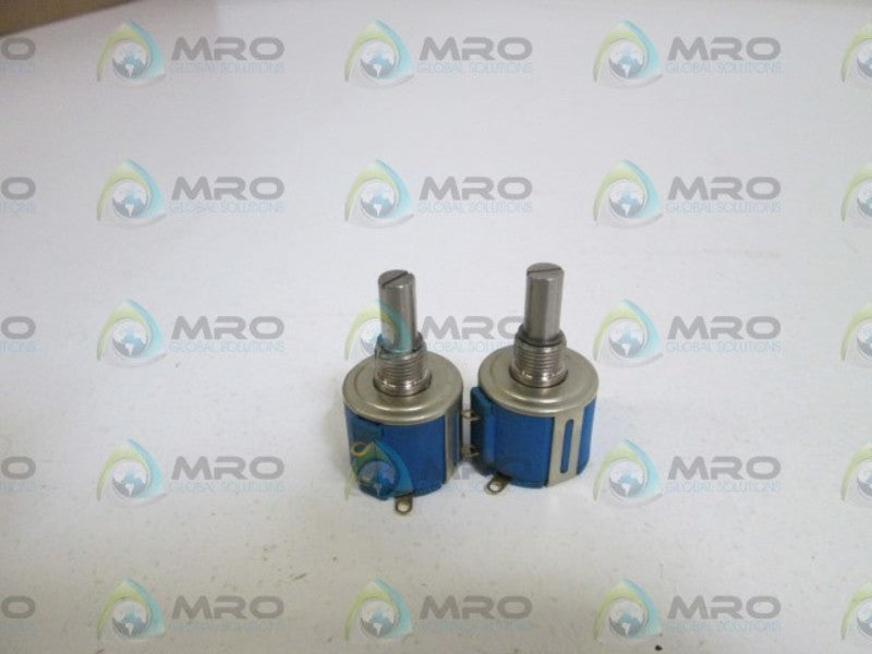 LOT OF 2 BOURNS POTENTIOMETER 3540S-1-102  UNMP