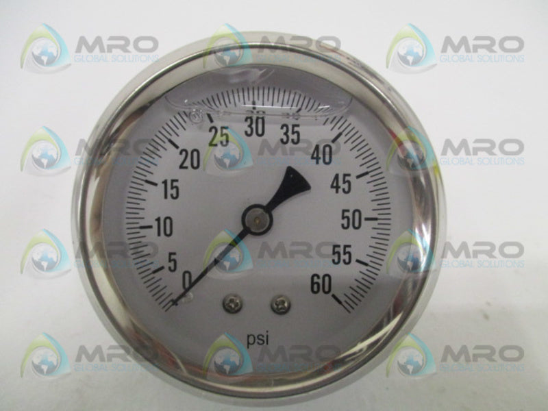 PIC S202L-254D PRESSURE GAUGE 0-60 PSI NSMP