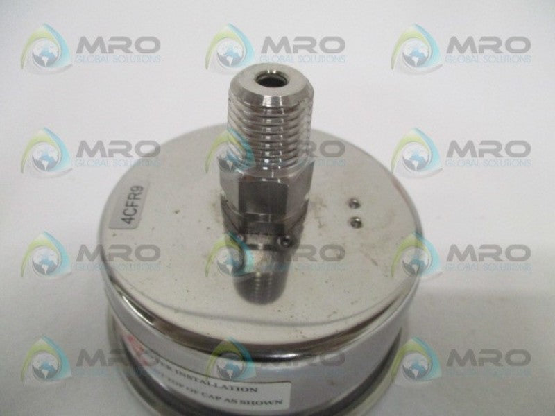 GRAINGER 4CFR9 PRESSURE GAUGE 0-300 PSI 0-2000 KPA NSNP