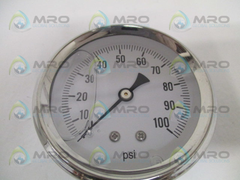 PIC S201L-254E PRESSURE GAUGE 0-100 PSI NSMP