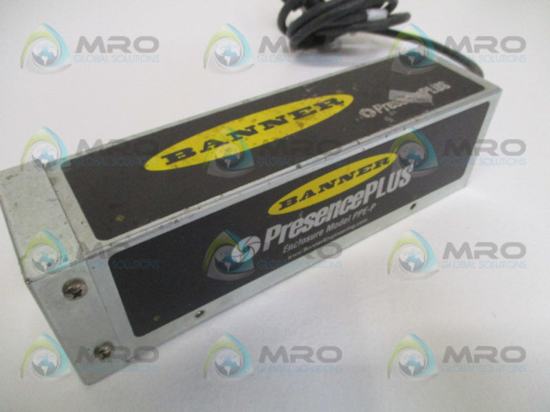 BANNER PRESENCEPLUS PPE-P PROTECTIVE METAL CAMERA ENCLOSURE  UNMP