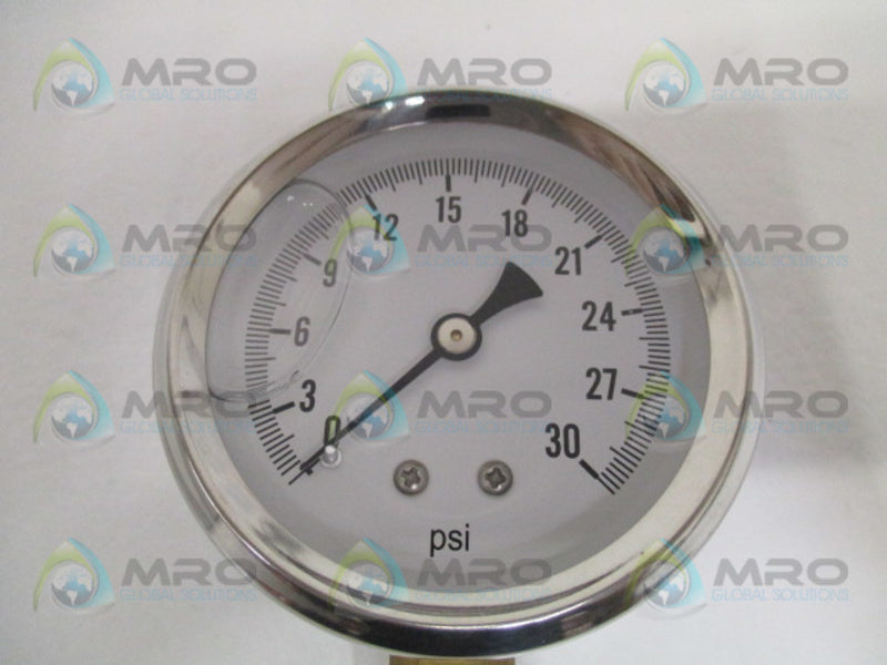 PIC S201L-254C PRESSURE GAUGE 0-30 PSI NSMP