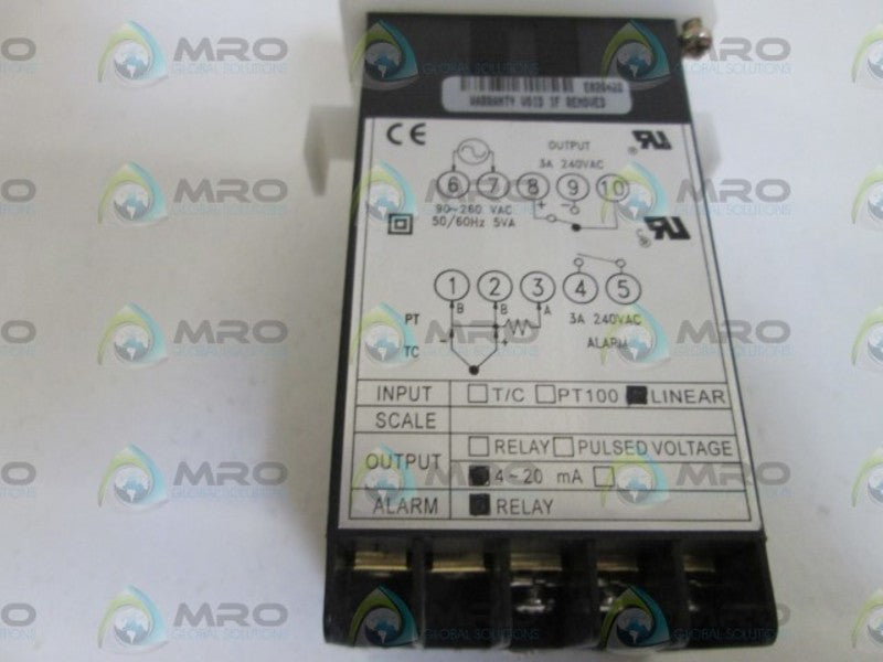 EXTECH INSTRUMENTS CONTROLLER 48VTRA3S  UNMP
