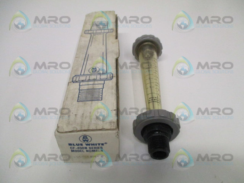 BLUE WHITE CF45500LHN-8 FLOW METER 0-5 GPM/ 1.8-18 LPM  NSMP