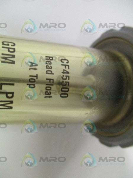 BLUE WHITE CF45500LHN-8 FLOW METER 0-5 GPM/ 1.8-18 LPM  NSMP