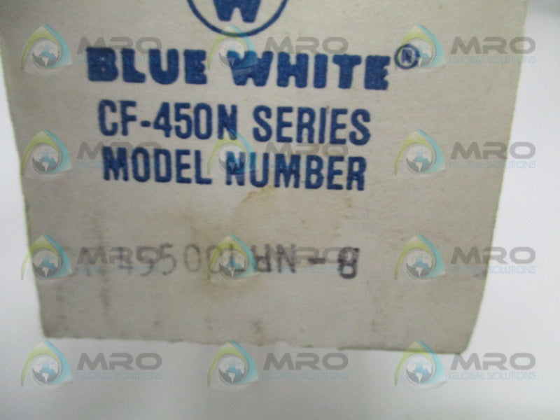 BLUE WHITE CF45500LHN-8 FLOW METER 0-5 GPM/ 1.8-18 LPM  NSMP