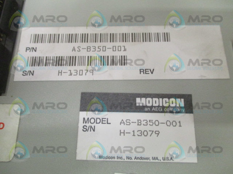 GOULD MODICON AS-B350-001 OUTPUT MODULE UNMP