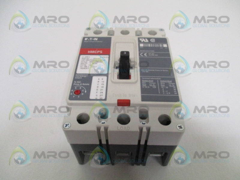 EATON HMCPS003A0CBP10 CIRCUIT BREAKER 3A  UNMP