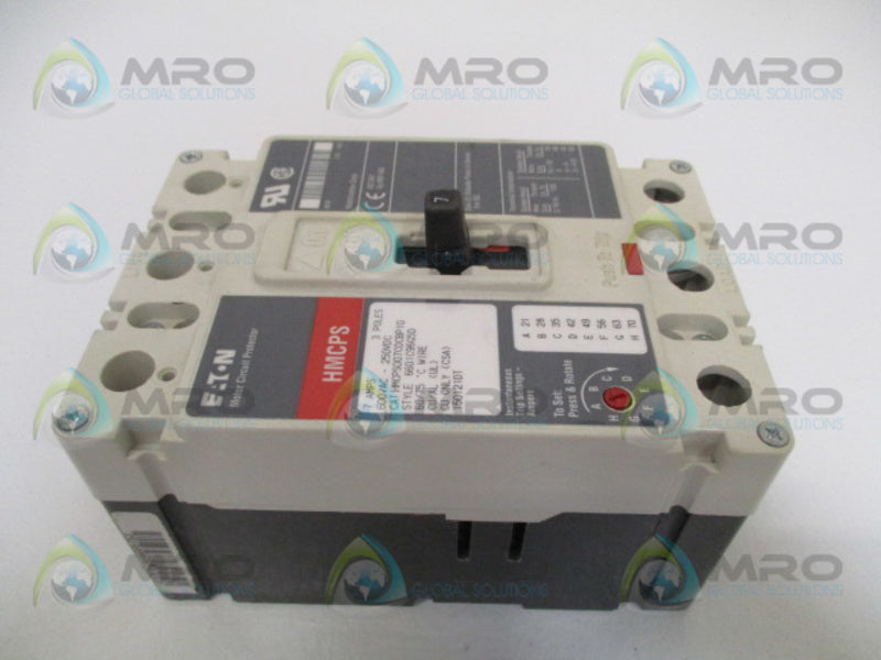 EATON HMCPS007C0CBP10 CIRCUIT BREAKER 7A  UNMP