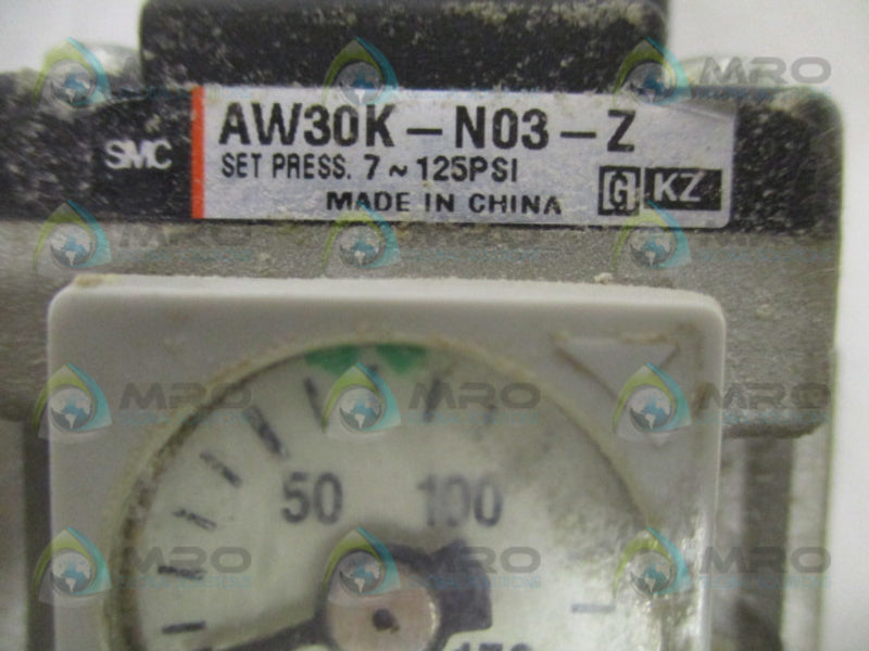 SMC AW30K-N03-Z FILTER REGULATOR UNMP