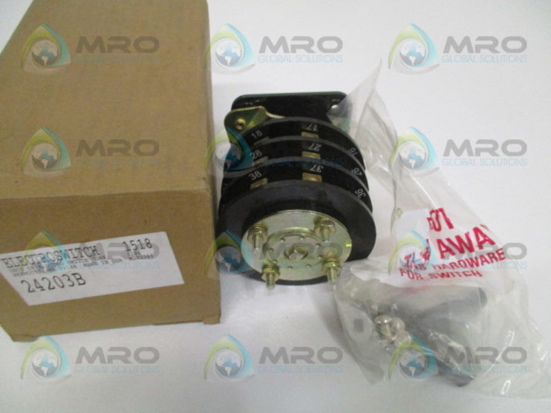ELECTROSWITCH 24203B SELECTOR ROTARY SWITCH  NSMP