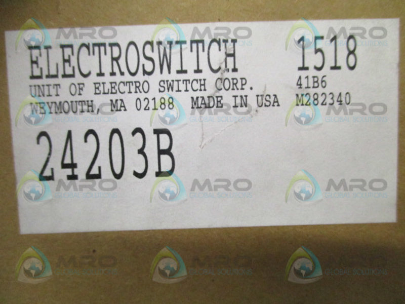 ELECTROSWITCH 24203B SELECTOR ROTARY SWITCH  NSMP
