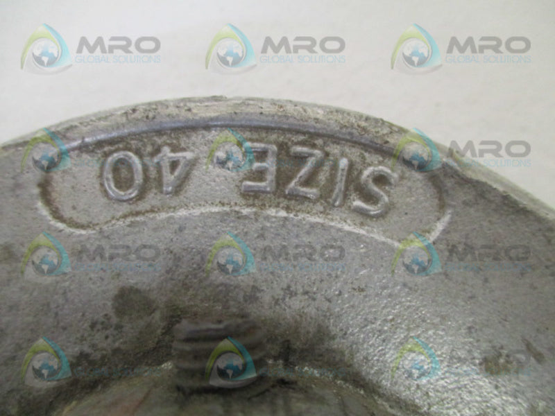 KOPPER SIZE 40 ELASTOMERIC COUPLING 1-5/8" UNMP