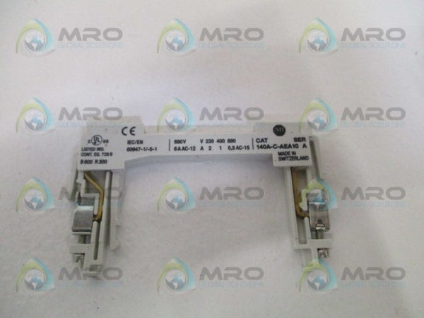 ALLEN BRADLEY 140A-C-AEA10 SER. A AUXILIARY CONTACT BLOCK  UNMP