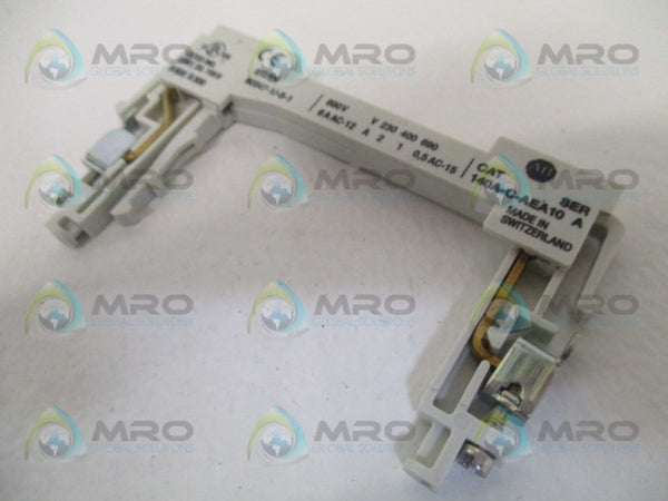 ALLEN BRADLEY 140A-C-AEA10 SER. A AUXILIARY CONTACT BLOCK  UNMP
