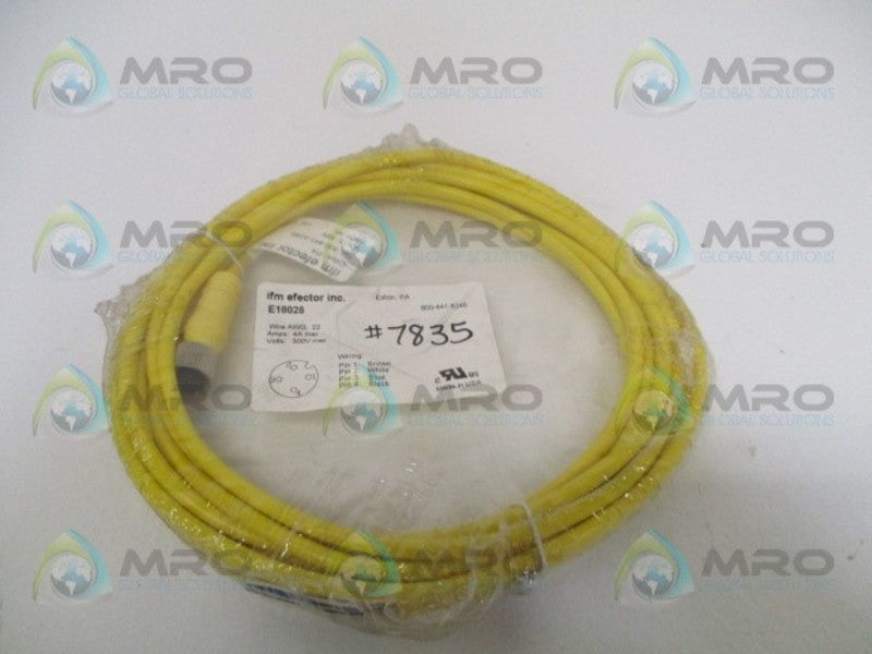 IFM EFECTOR E18025 SOCKET FOR SENSORS NSMP