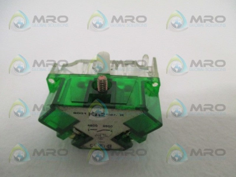 SQUARE D 9001-KA-2 CONTACT BLOCK UNMP