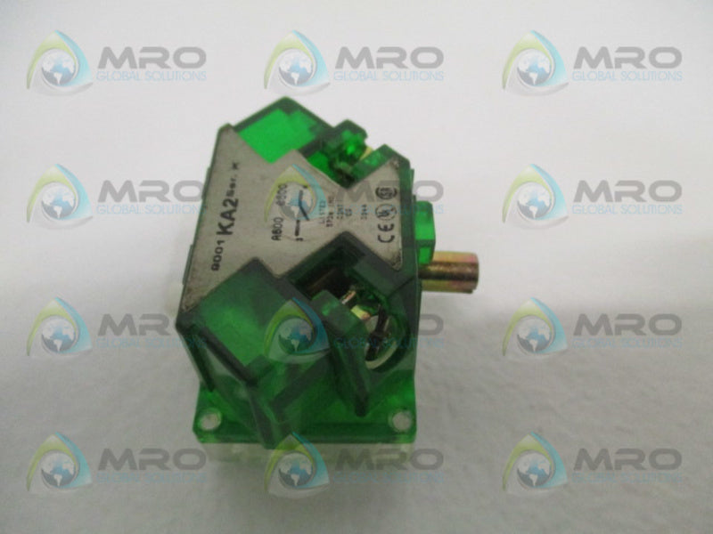 SQUARE D 9001-KA-2 CONTACT BLOCK UNMP