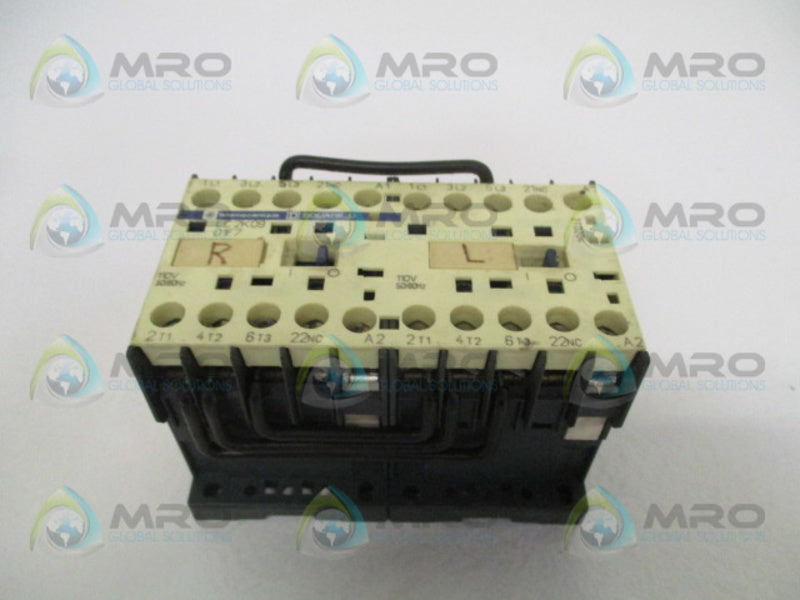 TELEMECANIQUE LC2K0901F7 REVERSING CONTACTOR 110V  UNMP