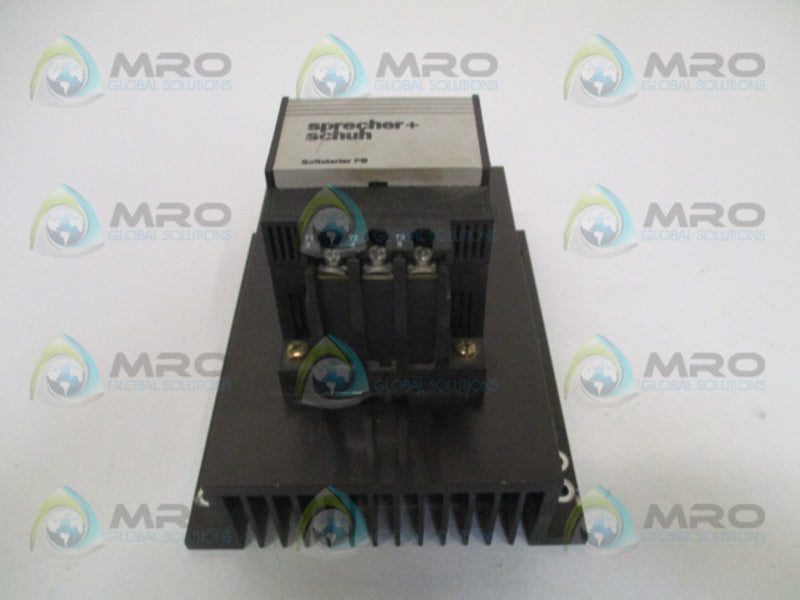SPRECHER+SCHUH PBS-022-240V SOFTSTARTER CONTROL UNMP