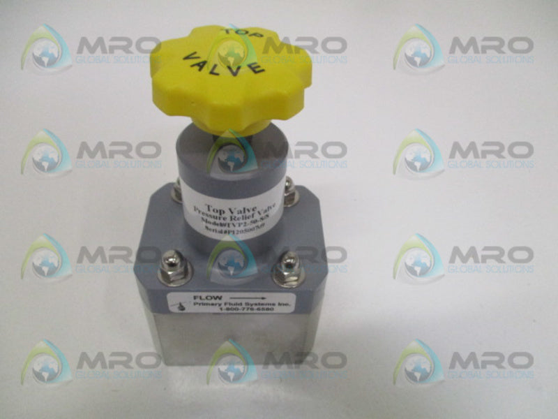 TOP VALVE TVP2-50-S/S PRESSURE RELIEF VALVE NSNP