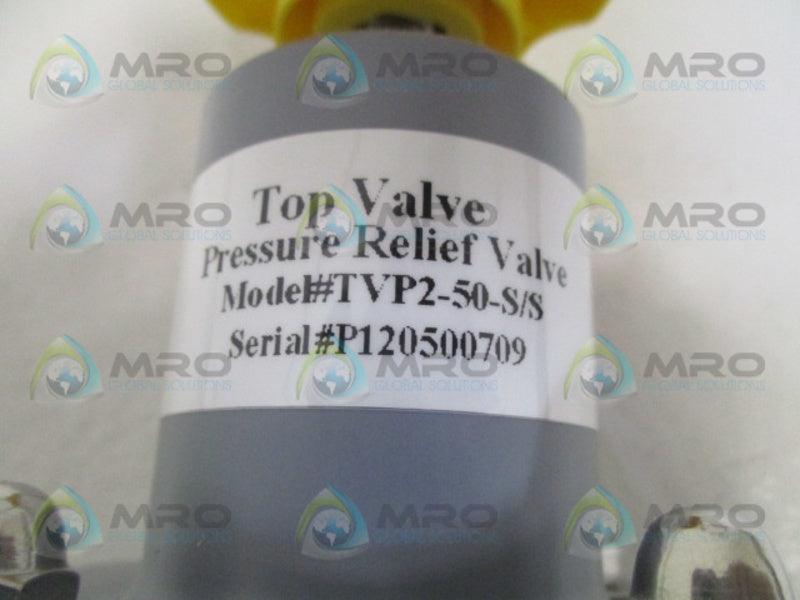 TOP VALVE TVP2-50-S/S PRESSURE RELIEF VALVE NSNP