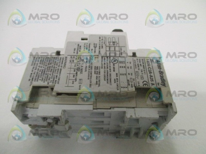 ALLEN BRADLEY 140A-C2A-A25 SER. A CIRCUIT BREAKER 0.16-0.25A  UNMP