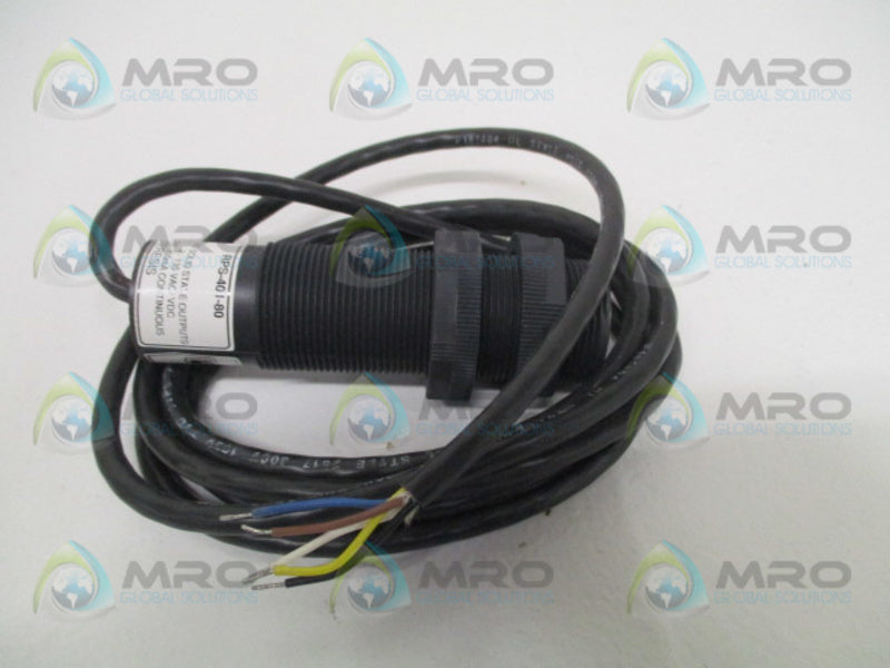 MIGATRON RPS-401-80 ULTRASONIC SENSOR NSMP
