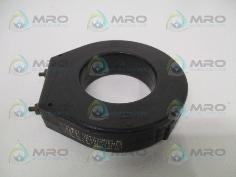 INSTRUMENT TRANSFORMERS 77RT-101 CURRENT TRANSFORMER RATIO 100:5 A NSNP