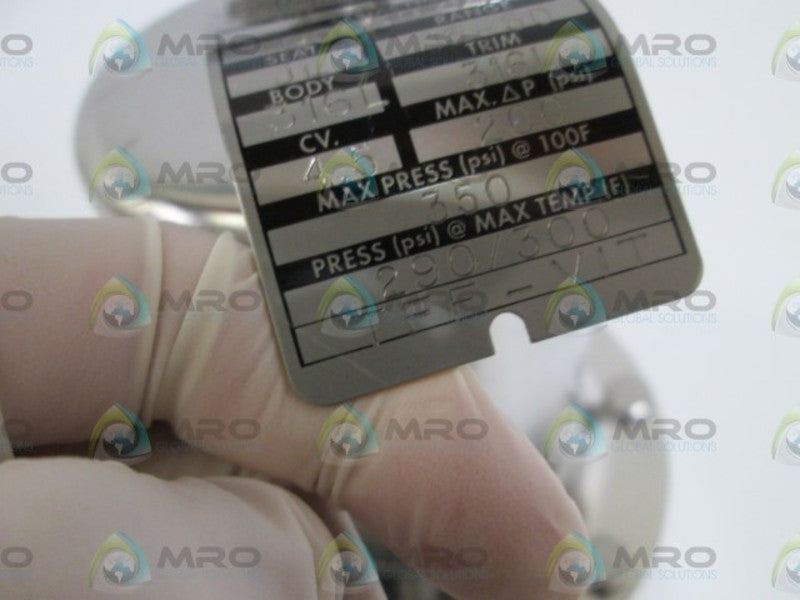 STERFLOW VALVE SIZE 1" MODEL 96 NSNP