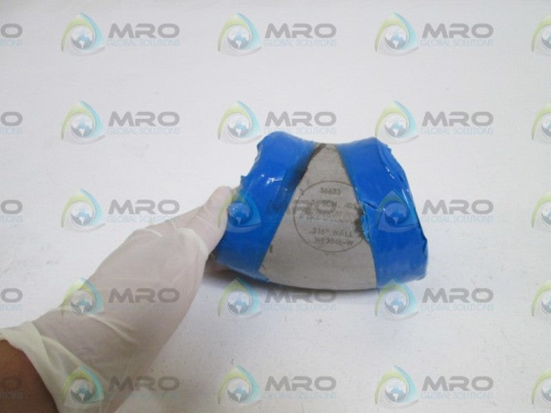 FLOWLINE 36633 3" SCH. 40S .216" WALL WP304L-W  ELBOW UNMP