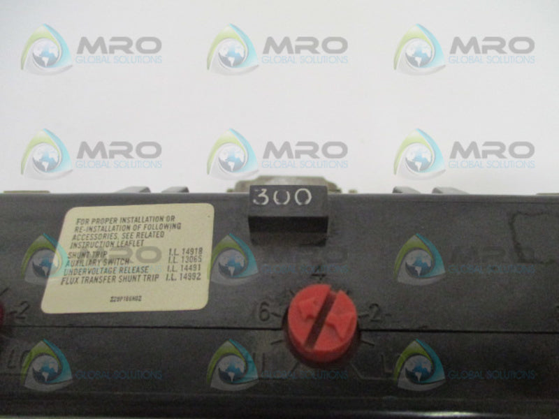 WESTINGHOUSE HLB3300T TRIP UNIT 300A (AS PICTURED) UNMP