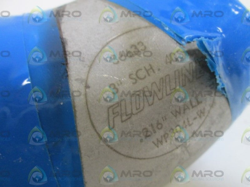 FLOWLINE 36633 3" SCH. 40S .216" WALL WP304L-W  ELBOW UNMP