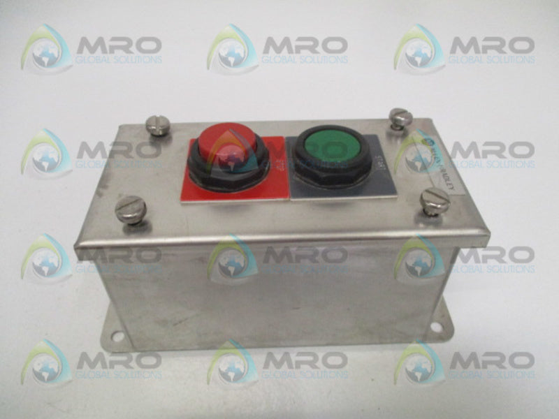 ALLEN BRADLEY 800R-2HA4TL SER. A PUSHBUTTON STATION  UNMP
