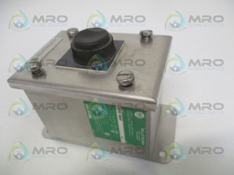 ALLEN BRADLEY 800R-1HX4T SER. A PUSHBUTTON STATION  UNMP