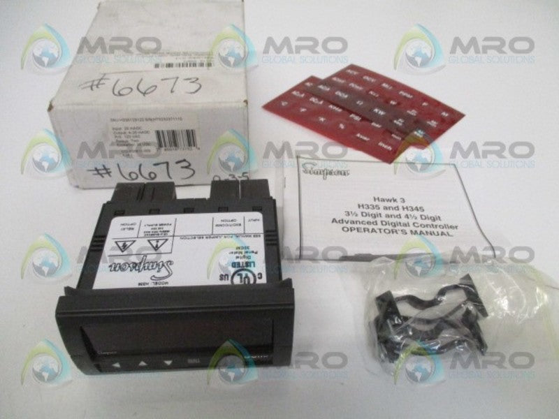 SIMPSON H335123122 ADVANCED DIGITAL CONTROLLER NSMP