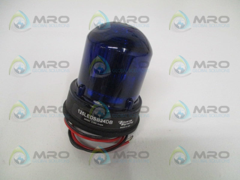 EDWARDS SIGNALING 125LEDSB24DB BLUE FLASHING STEADY LIGHT  NSMP