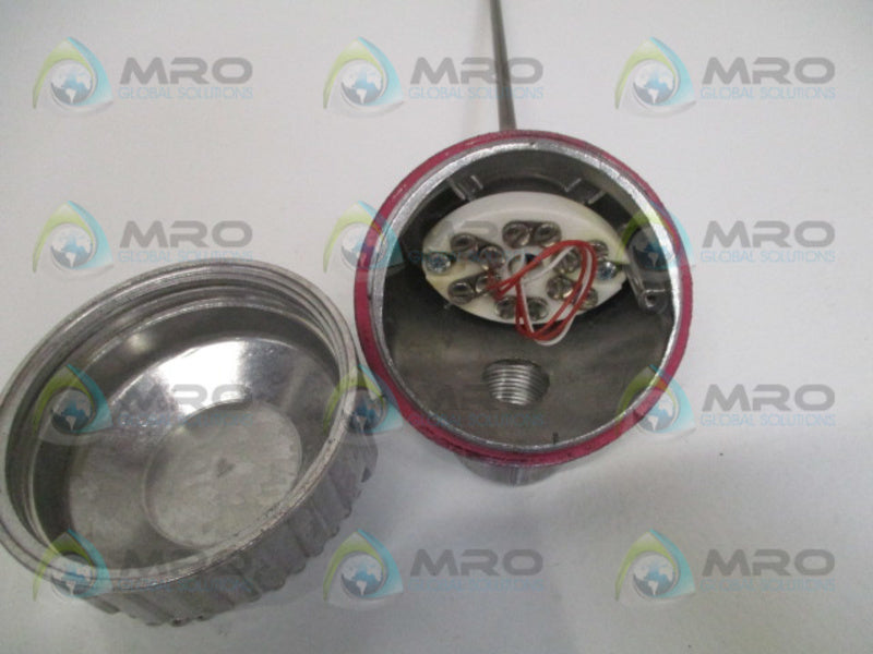 WATLOW D-MIPA-B14-12-CA THERMOCOUPLE PROBE -200/1200 F NSNP