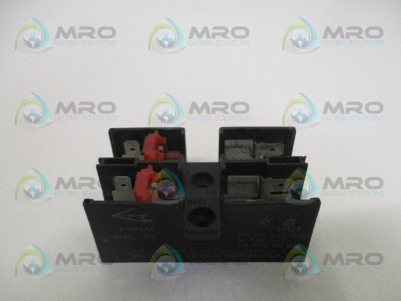CONNECTRON MR632-66 FUSE HOLDER 600V 30A  UNMP