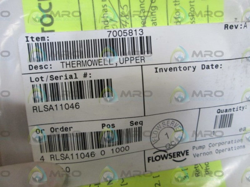 FLOWSERVE THERMOWELL, UPPER 7005813 NSNP