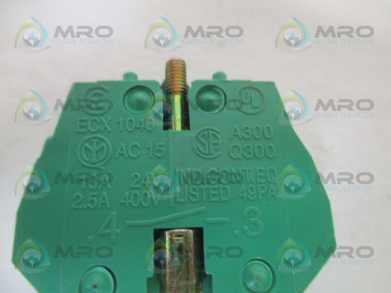 AUTOMATION DIRECT ECX1040 CONTACT BLOCK  UNMP